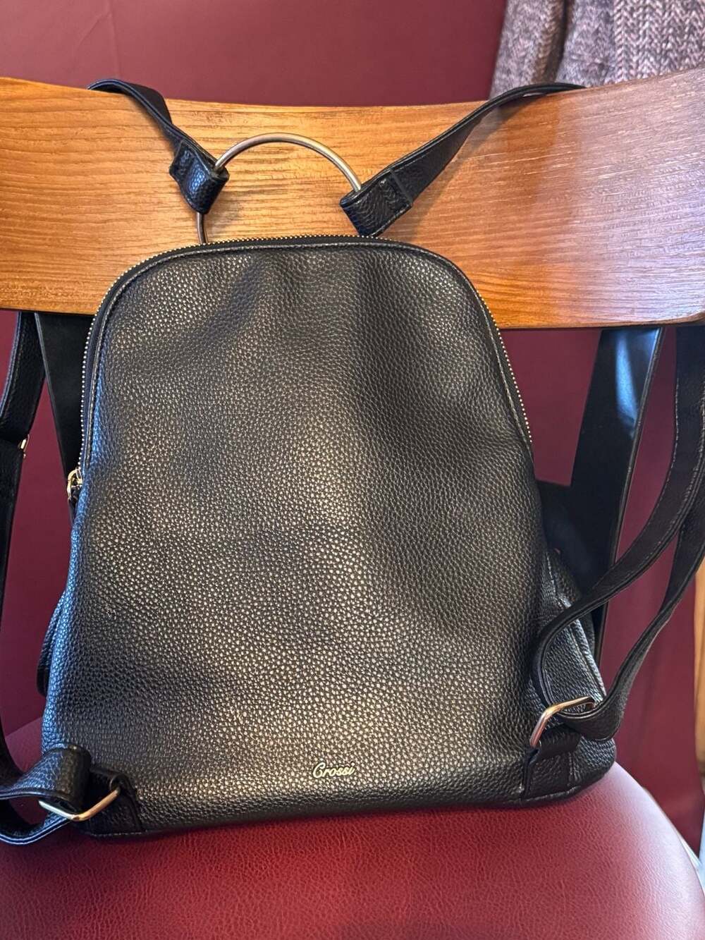 Crossi Leopard Bow-Detail Mini Backpack - Picture 7 of 11
